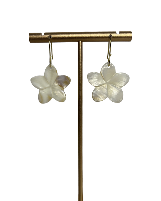 Ocean Pulmeria Earring